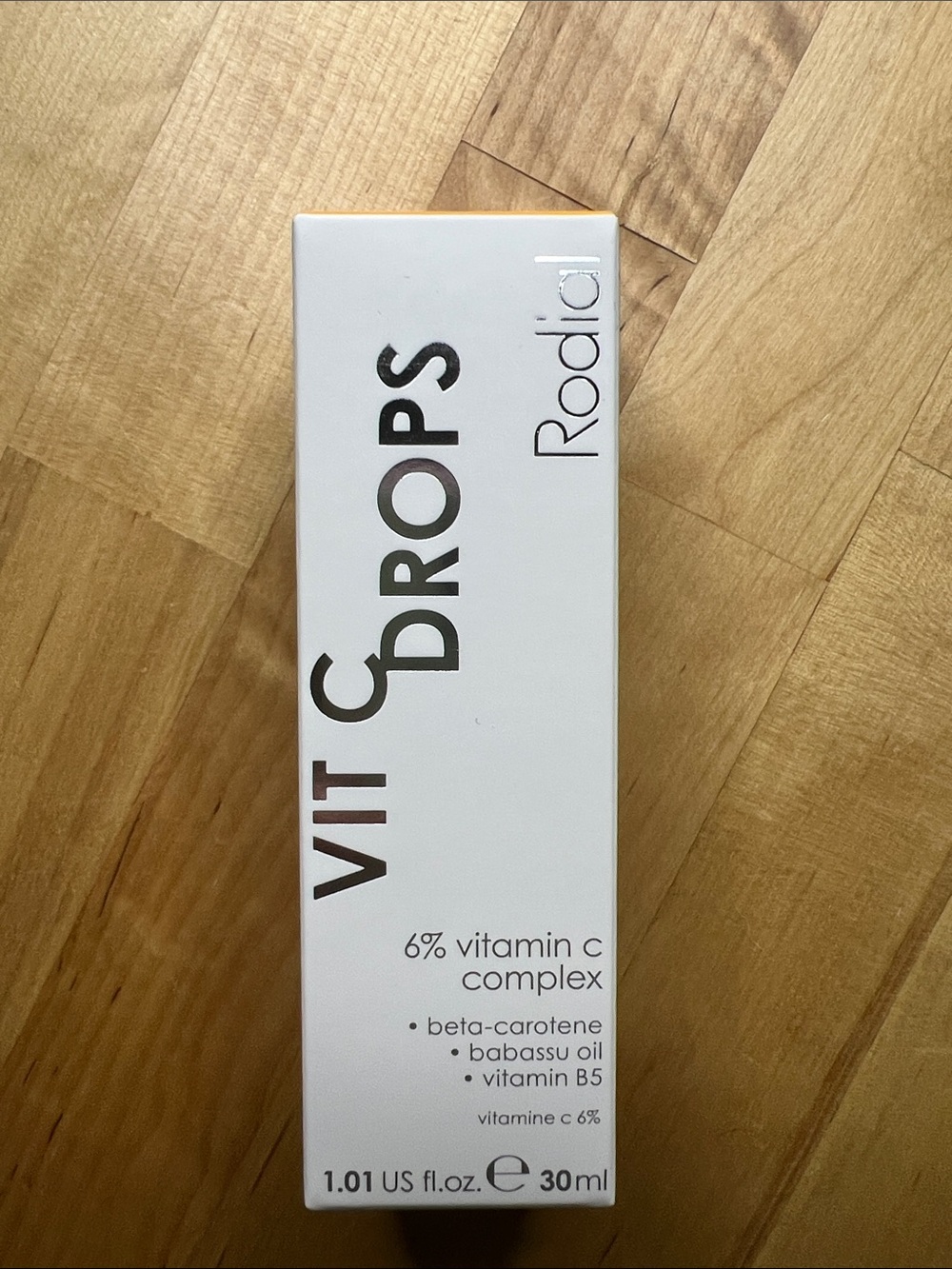 Rodial Vit C Drops White and Silver Box
